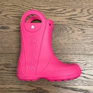 EUC CROCS Vibrant Pink Kids' Boot